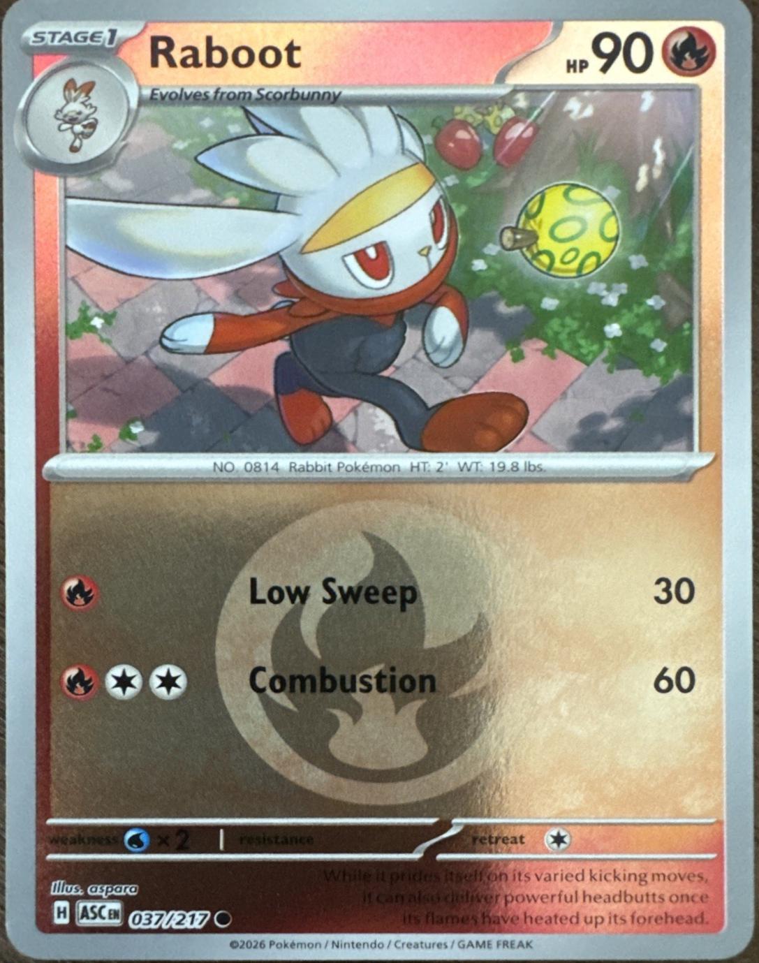 Ascended Heroes Raboot [Energy] Pokémon card